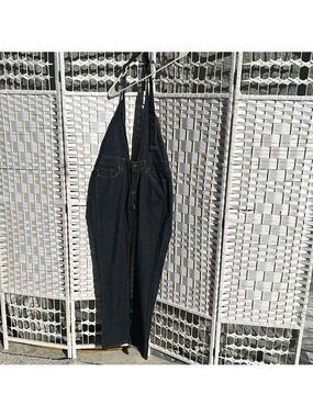 Encore Jeans Dark Wash Denim Overalls